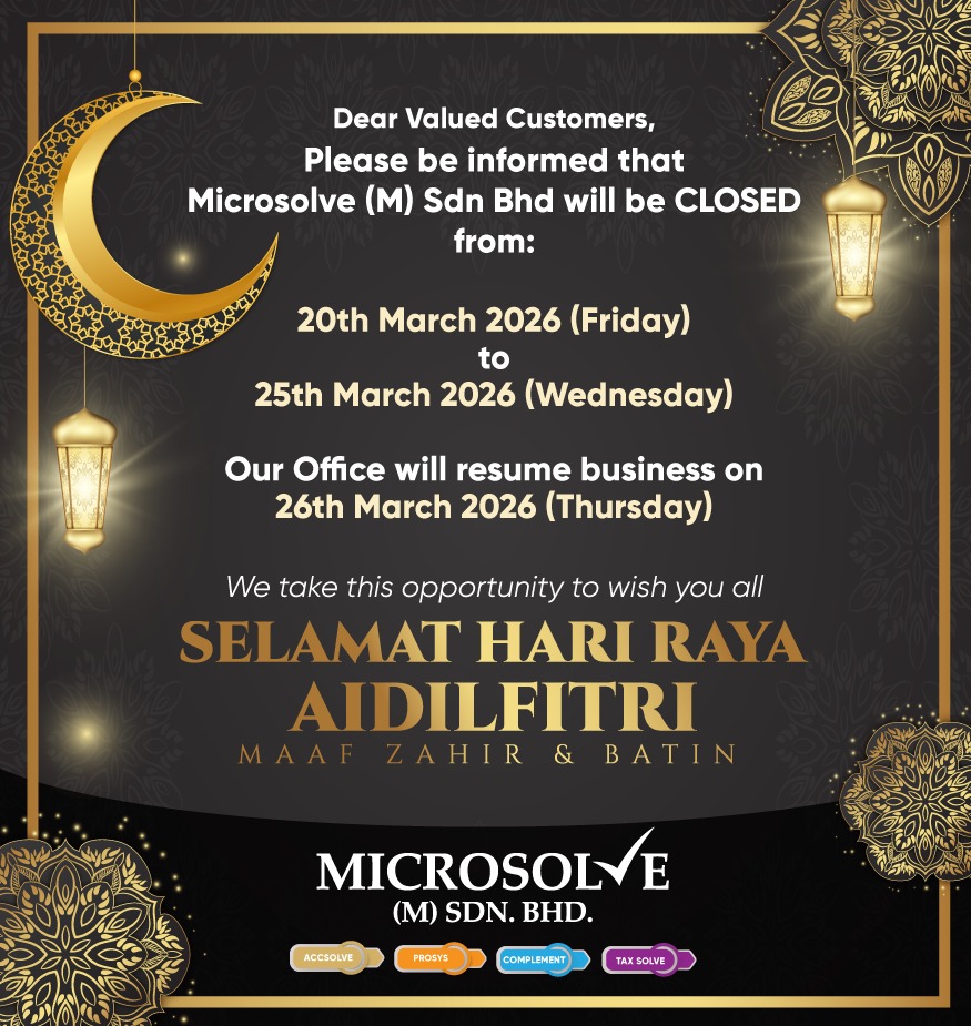 Hari Raya Aidilfitri Office Closure Notice